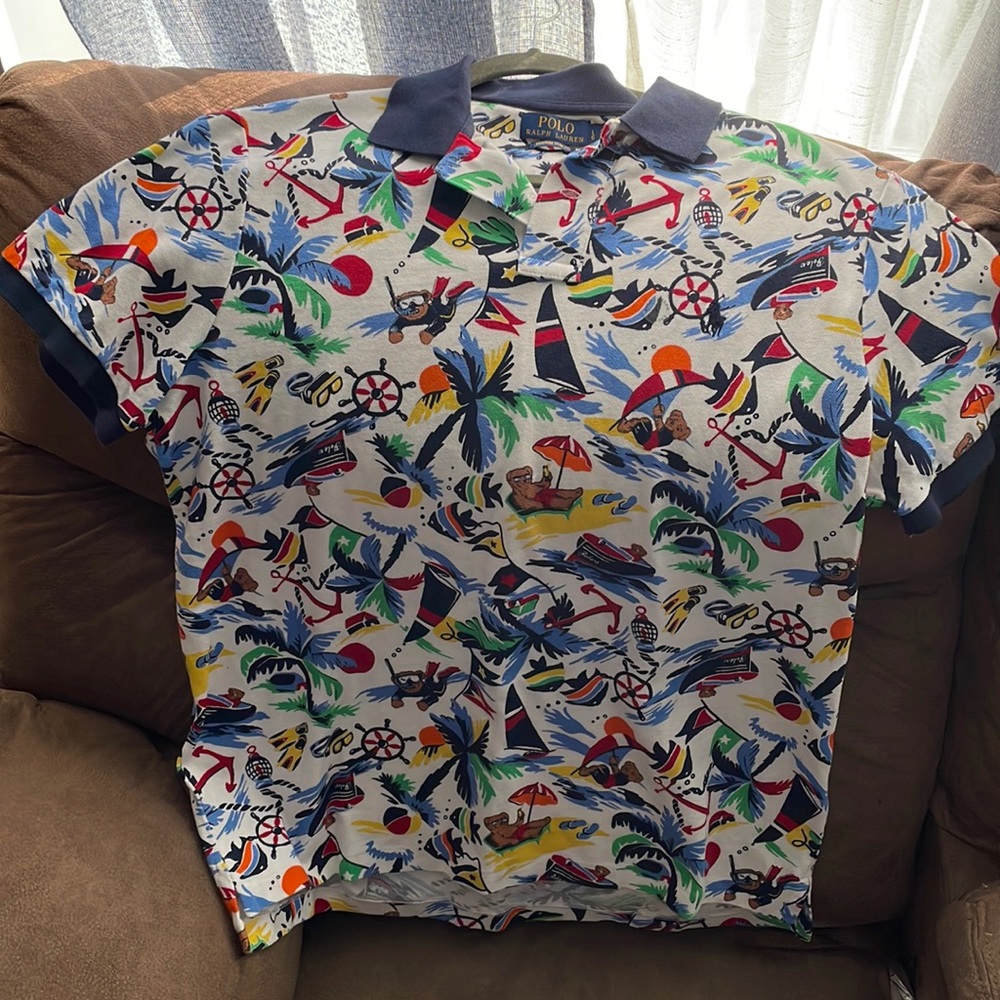 100% Authentic Ralph Lauren Polo shirt. Sz. Large  **Brand New**